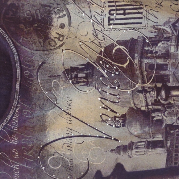 Y2k rhinestone distressed tank top - Picture 2 of 5